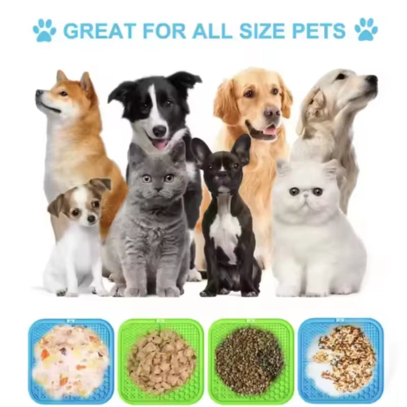 Silicone Mat Food Plate for Dogs and cats 