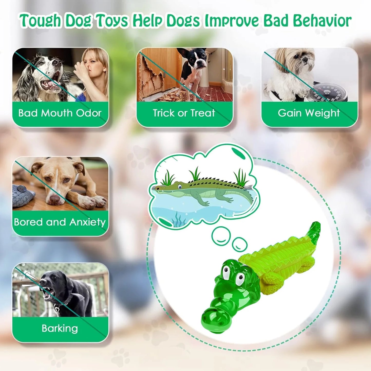Dog Chew Toy for Aggressive Chewers
