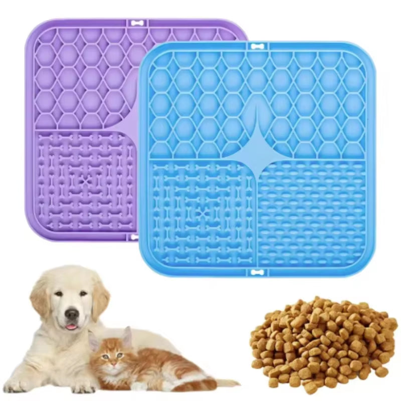 Silicone Mat Food Plate for Dogs and cats 