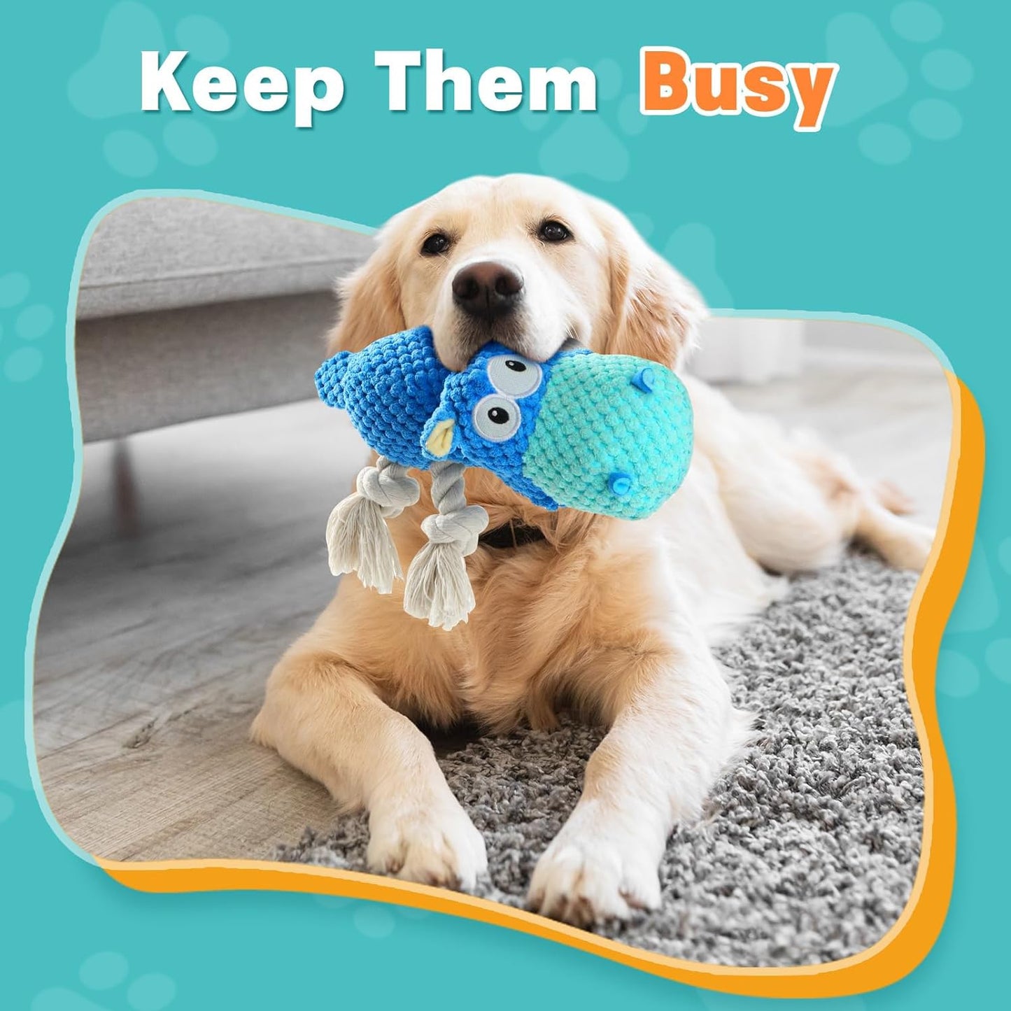 Dog Toys Dogs to Keep Them Busy Squeaky Dog Toys for All Breeds And Sizes
